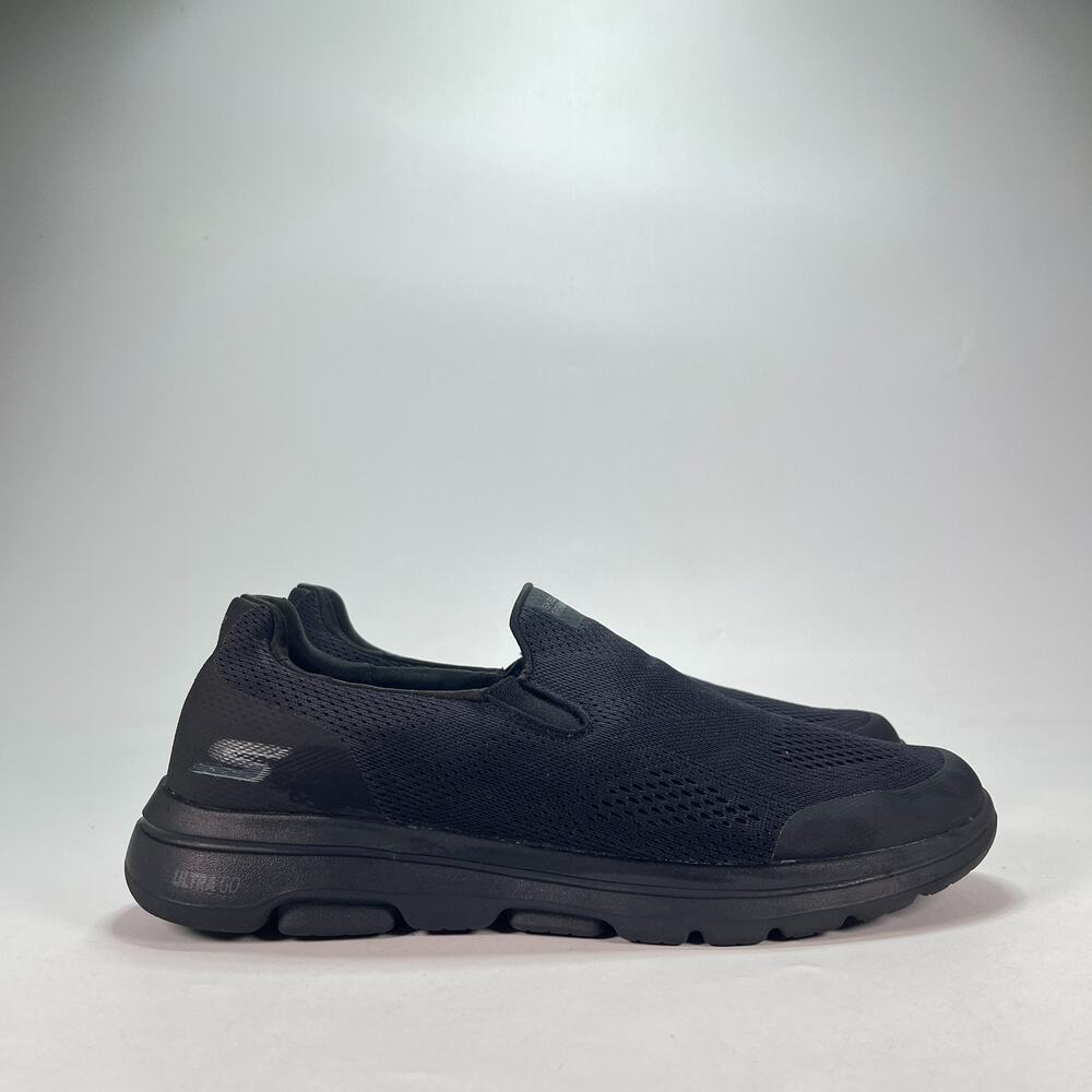 Skechers Go Walk 5 Apprize Black Comfort Walking Slip On Shoes 216039 Mens Sz 11